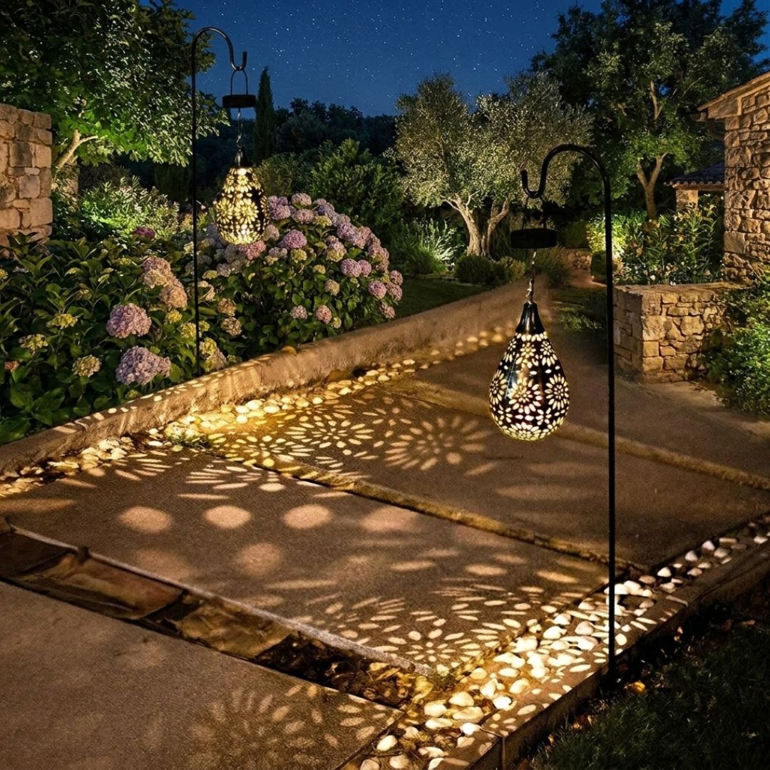 LumiGoutte Solaire – Éclairage décoratif de jardin sans fil