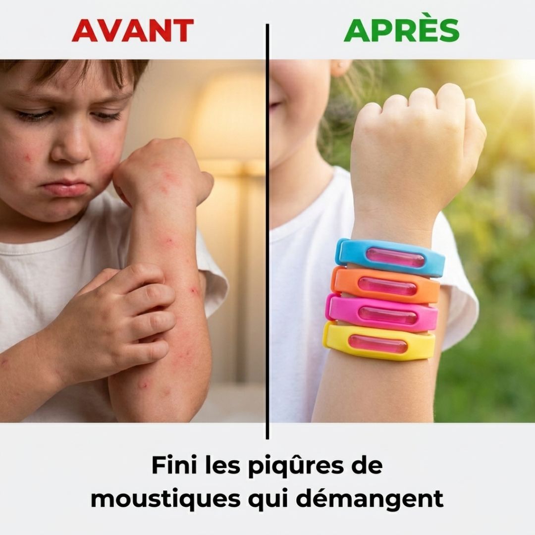 Bracelet Anti-Moustique – Protégez vos proches naturellement