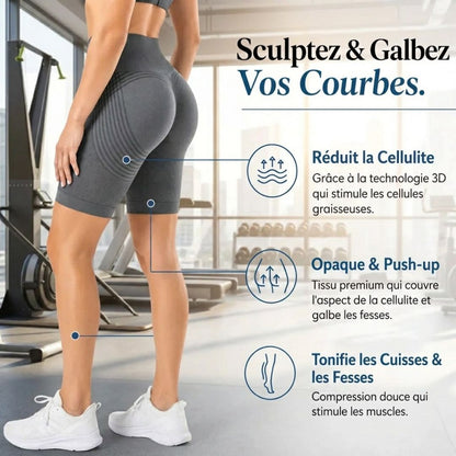 Short Sculptant 3D – Silhouette affinée & effet anti-cellulite immédiat