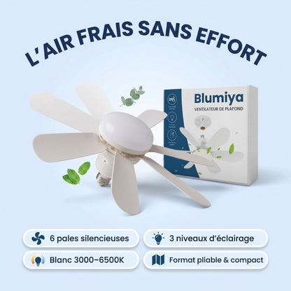 AeroLumi™ – Ventilateur plafond avec éclairage LED intégré