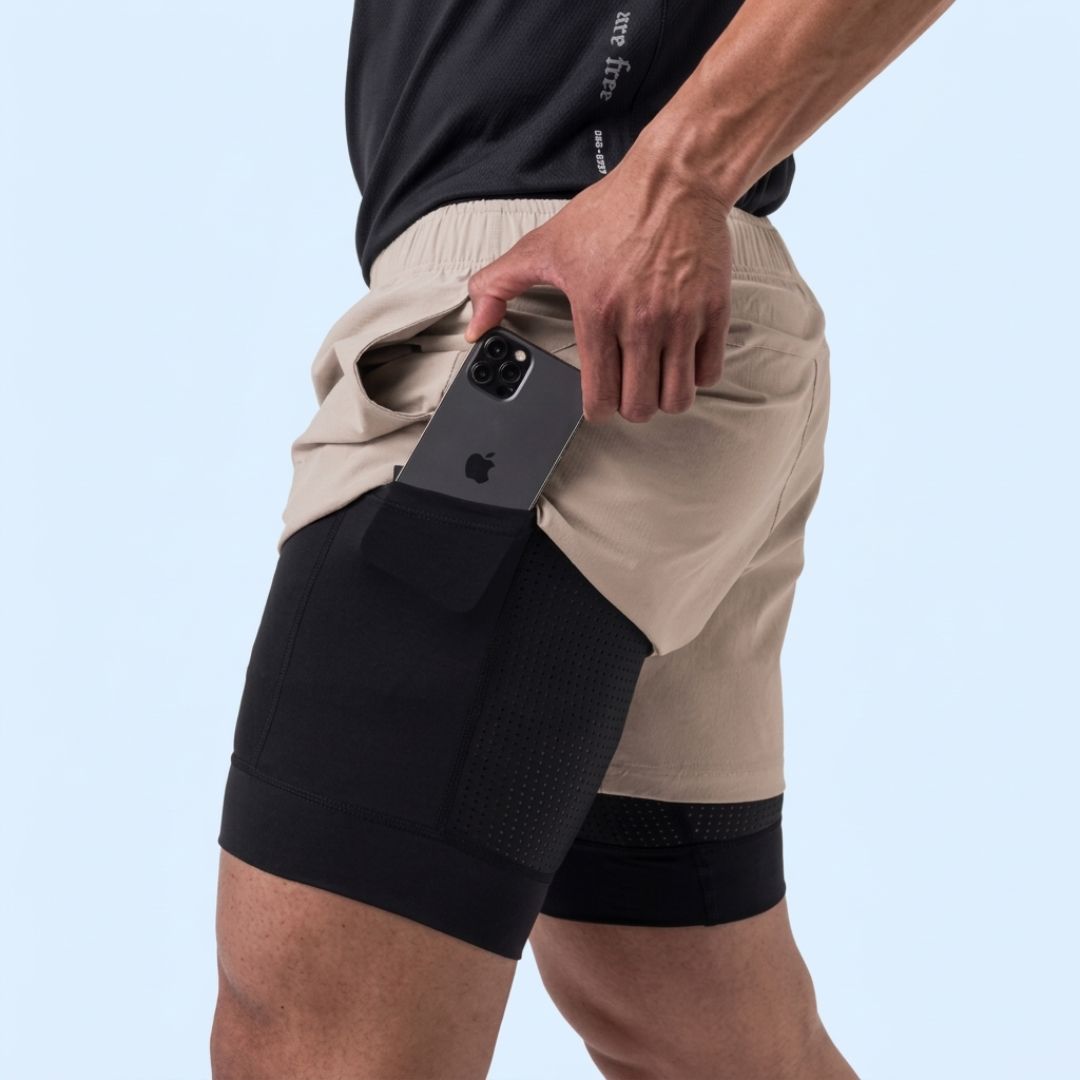 Shorts de Sport 2-en-1 – Confort et Performance à Chaque Pas