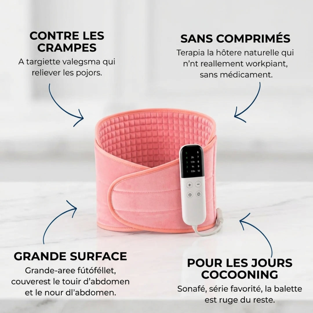 Lunéa™ – La ceinture chauffante qui apaise vos douleurs menstruelles naturellement