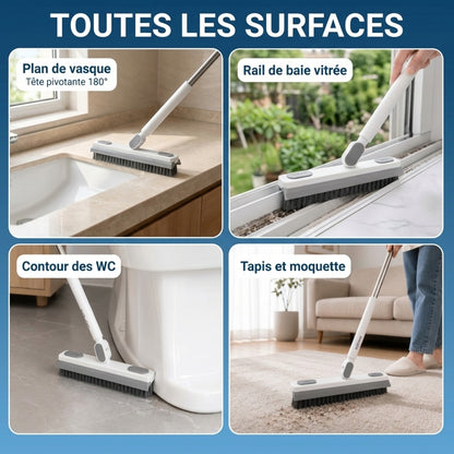 Balai Rotatif Clean360 – Nettoyez facilement les moindres recoins de votre maison