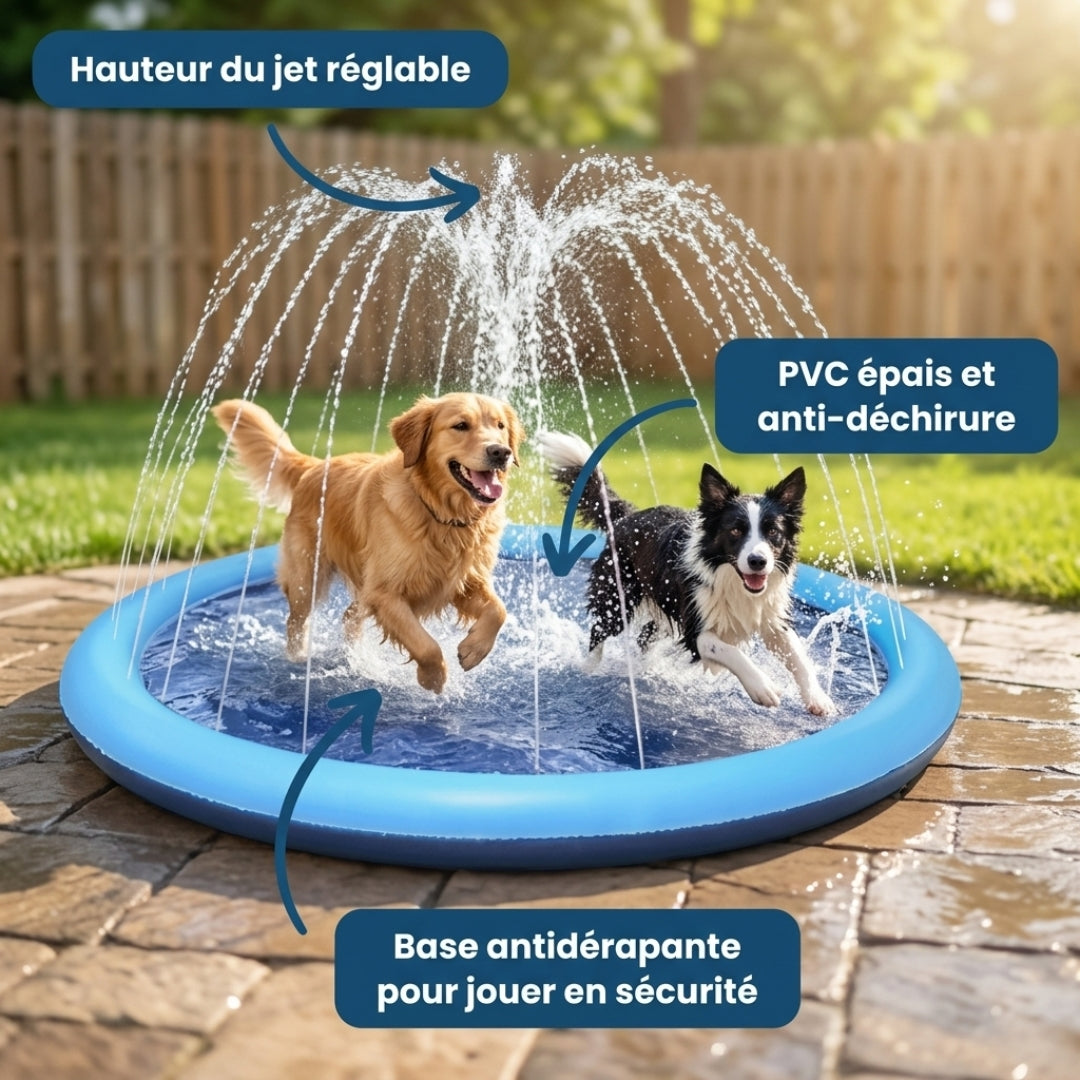 AquaPlay Cooling Mat – Rafraîchissez votre chien et transformez son été