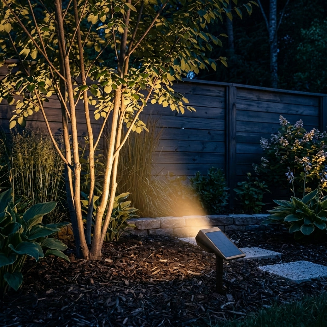 Projecteur solaire extérieur – Illuminez votre jardin sans effort