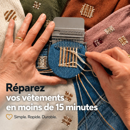 Kit Réparation Textile Créatif – Donnez une seconde vie à vos vêtements