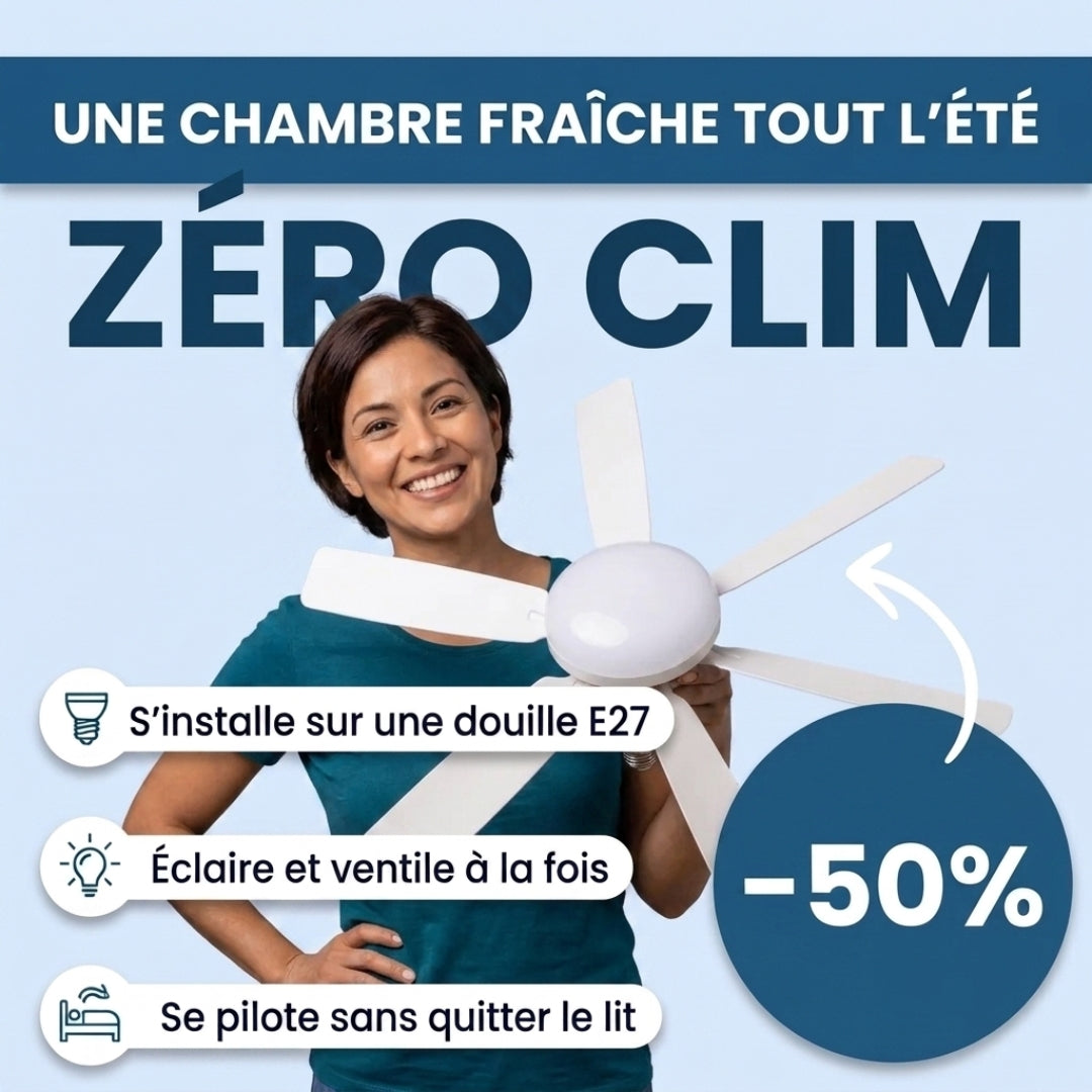 AeroLumi™ – Ventilateur plafond avec éclairage LED intégré