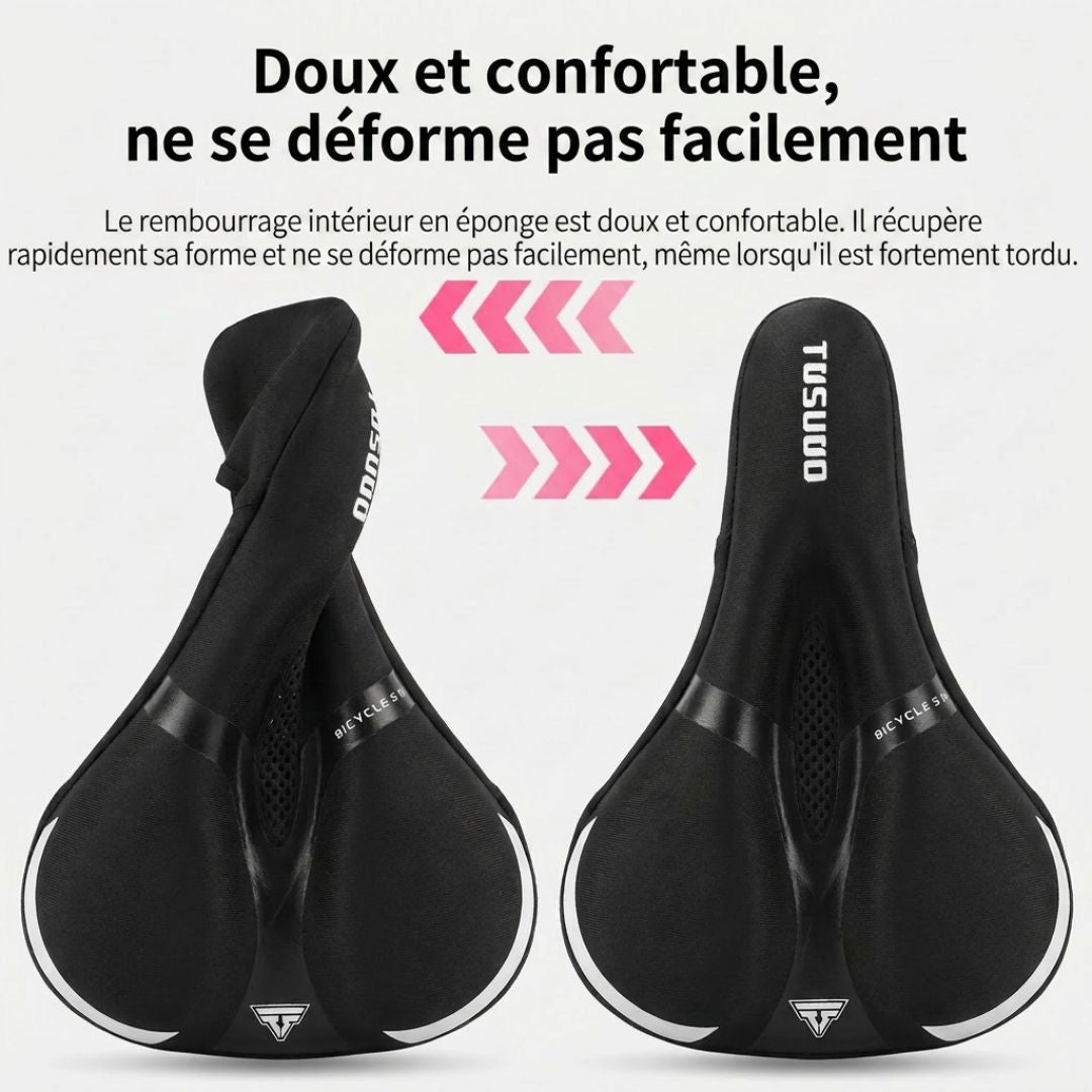 Housse de Selle Confort – Roulez sans douleur, profitez de chaque trajet