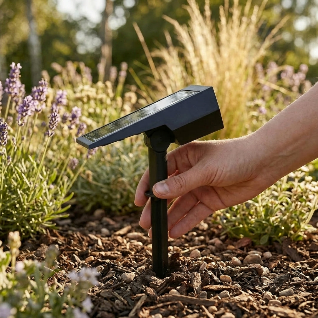 Projecteur solaire extérieur – Illuminez votre jardin sans effort