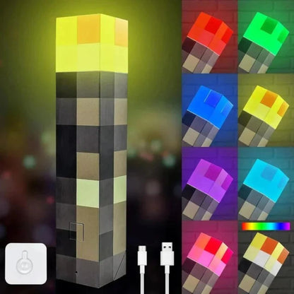 Blocklight lampe pixel aventure
