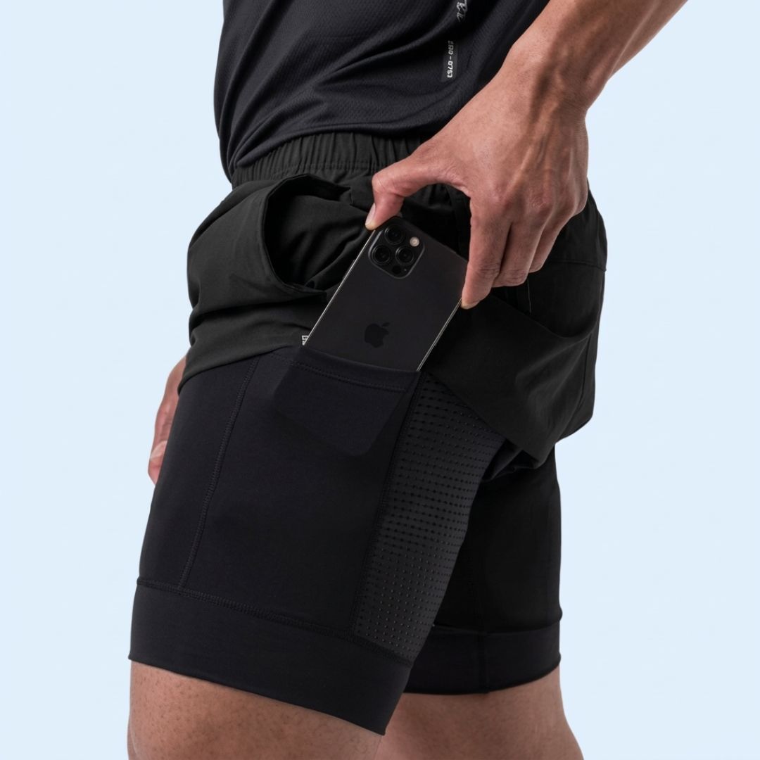 Shorts de Sport 2-en-1 – Confort et Performance à Chaque Pas