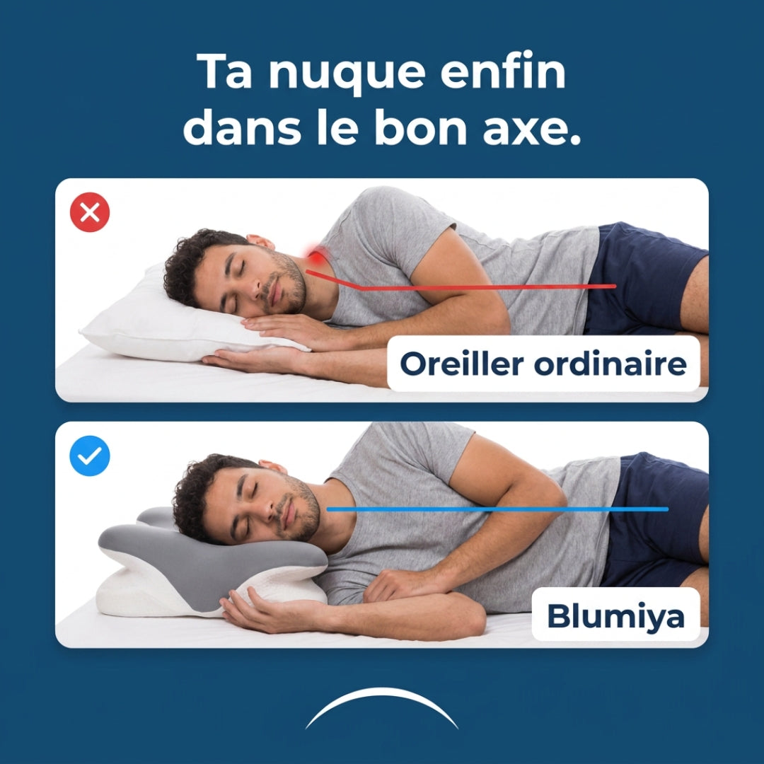 Oreiller NuageFlex™ – Le soutien idéal pour des nuits plus reposantes