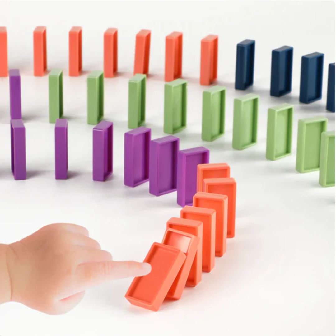 Train Domino Express – Apprentissage ludique et parcours colorés