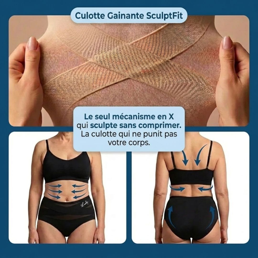 Culotte Gainante SculptFit – Ventre plat & silhouette redessinée