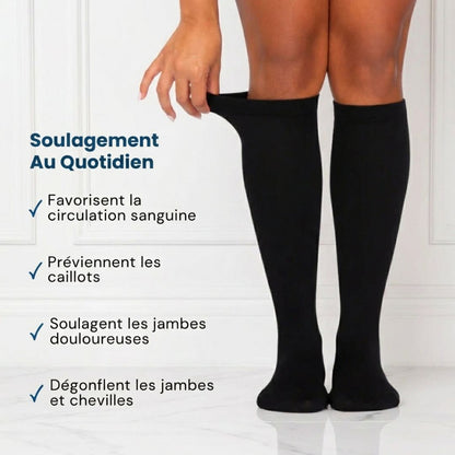 Chaussettes de Compression Confort+ – Légèreté