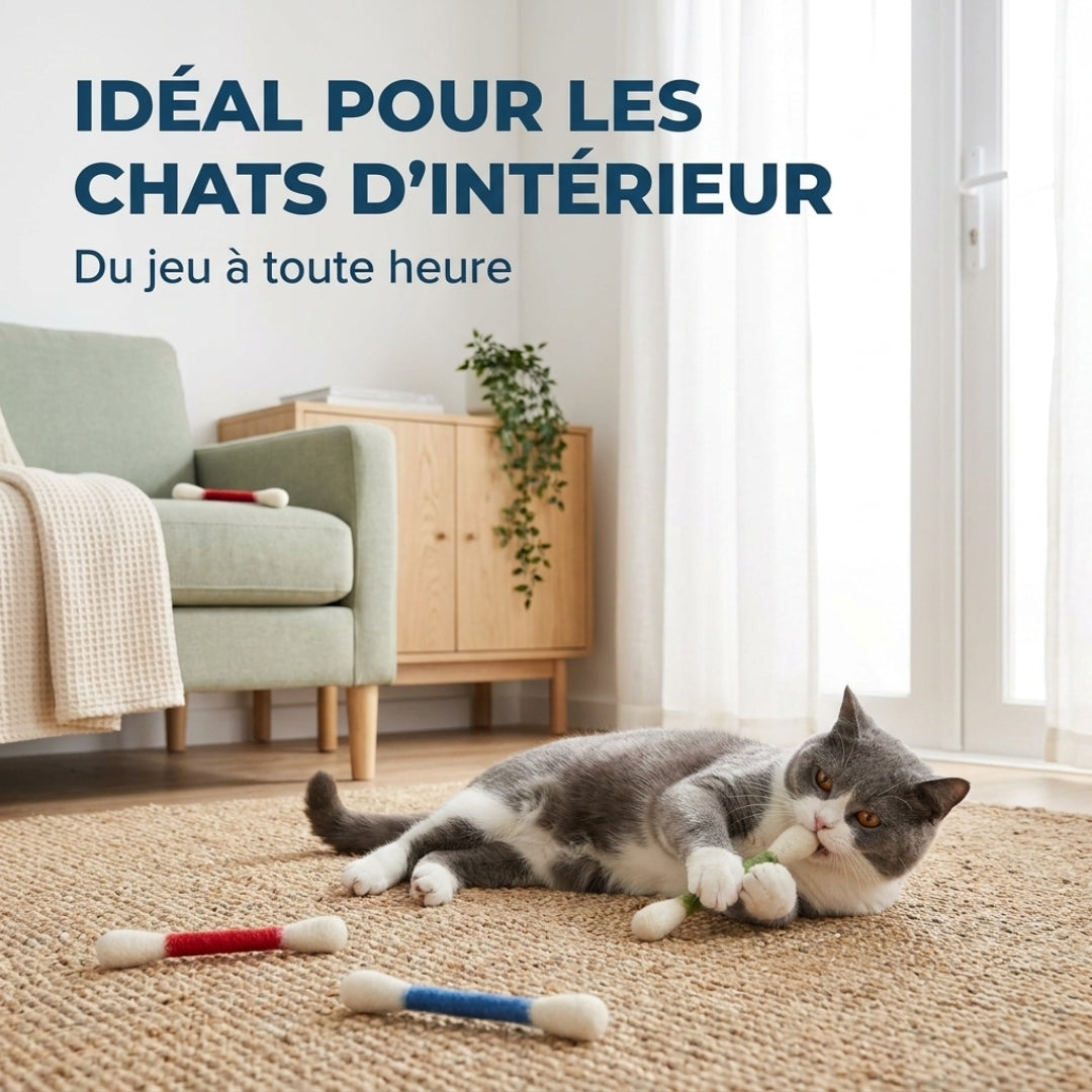 Lot de 6 Jouets Dentaires pour Chat – Divertissement & Bien-être au quotidien
