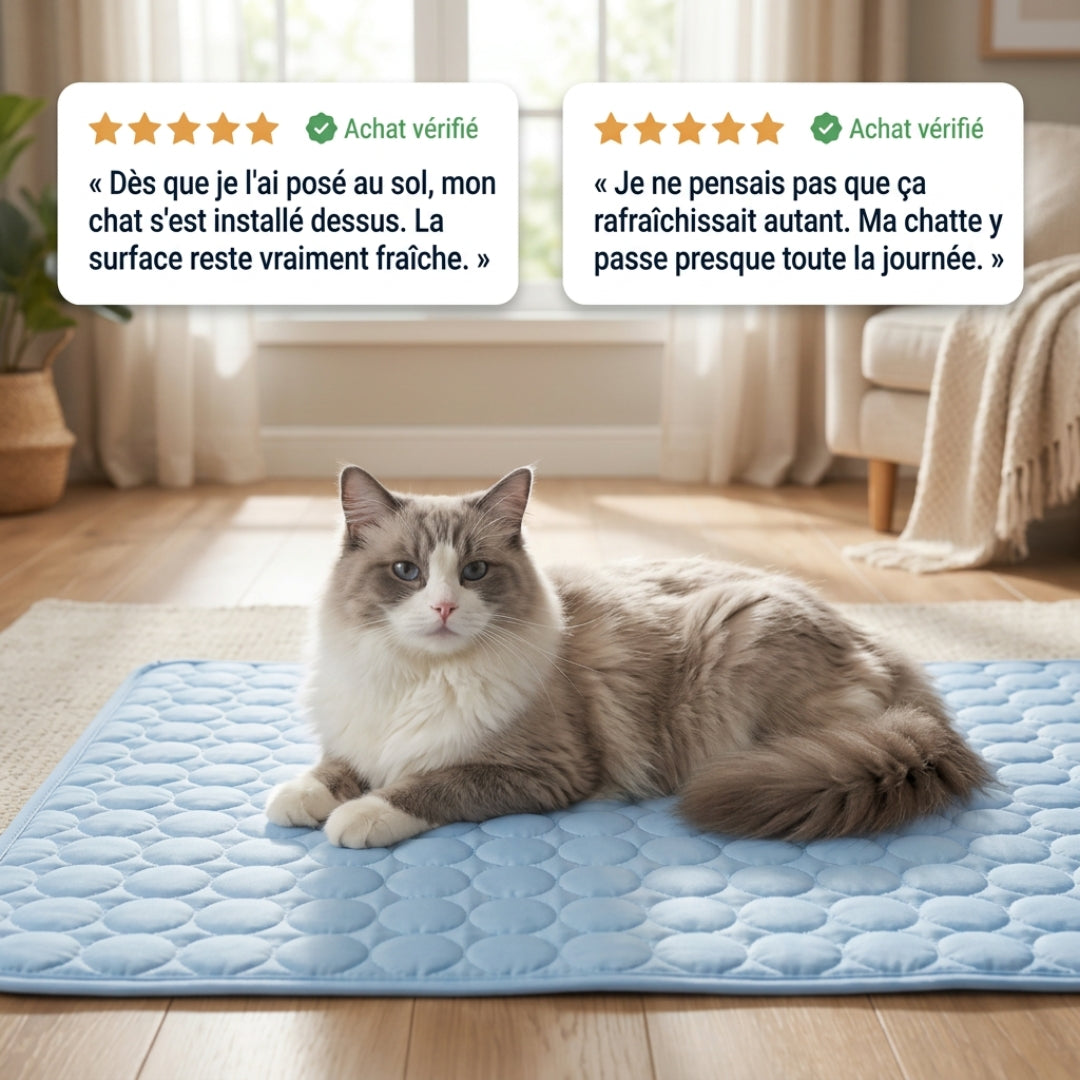 Tapis Rafraîchissant pour Chat – Offrez-lui un confort immédiat