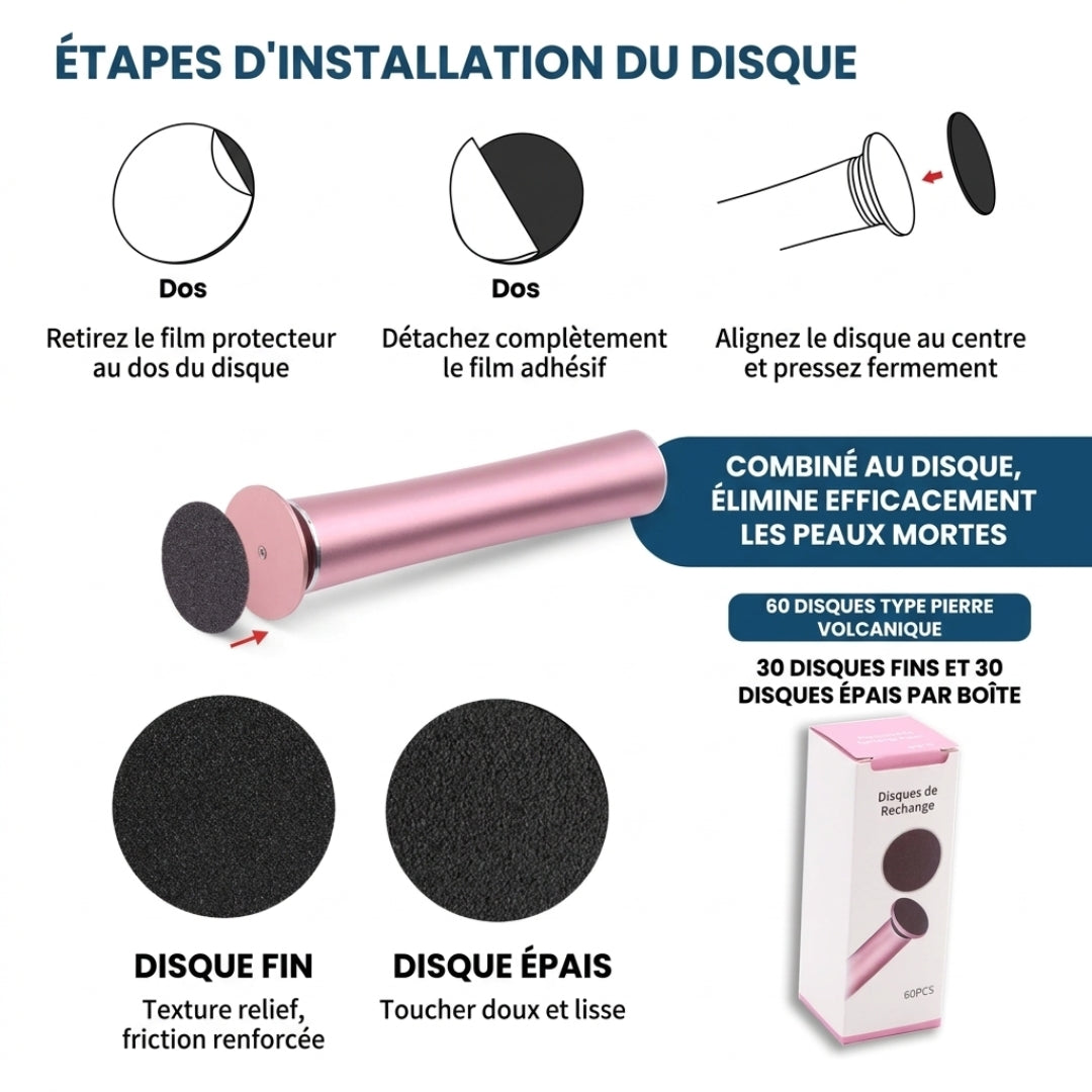 Râpe exfoliante pieds – Des talons doux sans effort