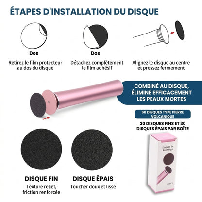 Râpe exfoliante pieds – Des talons doux sans effort
