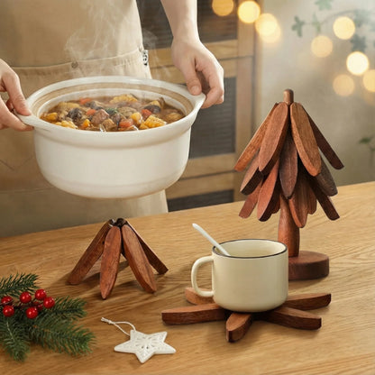 Support Décoratif en Bois – Protection thermique au quotidien