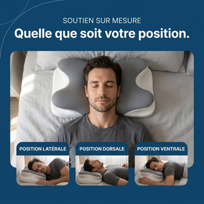 Oreiller NuageFlex™ – Le soutien idéal pour des nuits plus reposantes