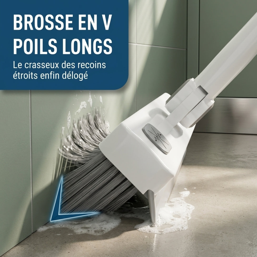Balai Rotatif Clean360 – Nettoyez facilement les moindres recoins de votre maison