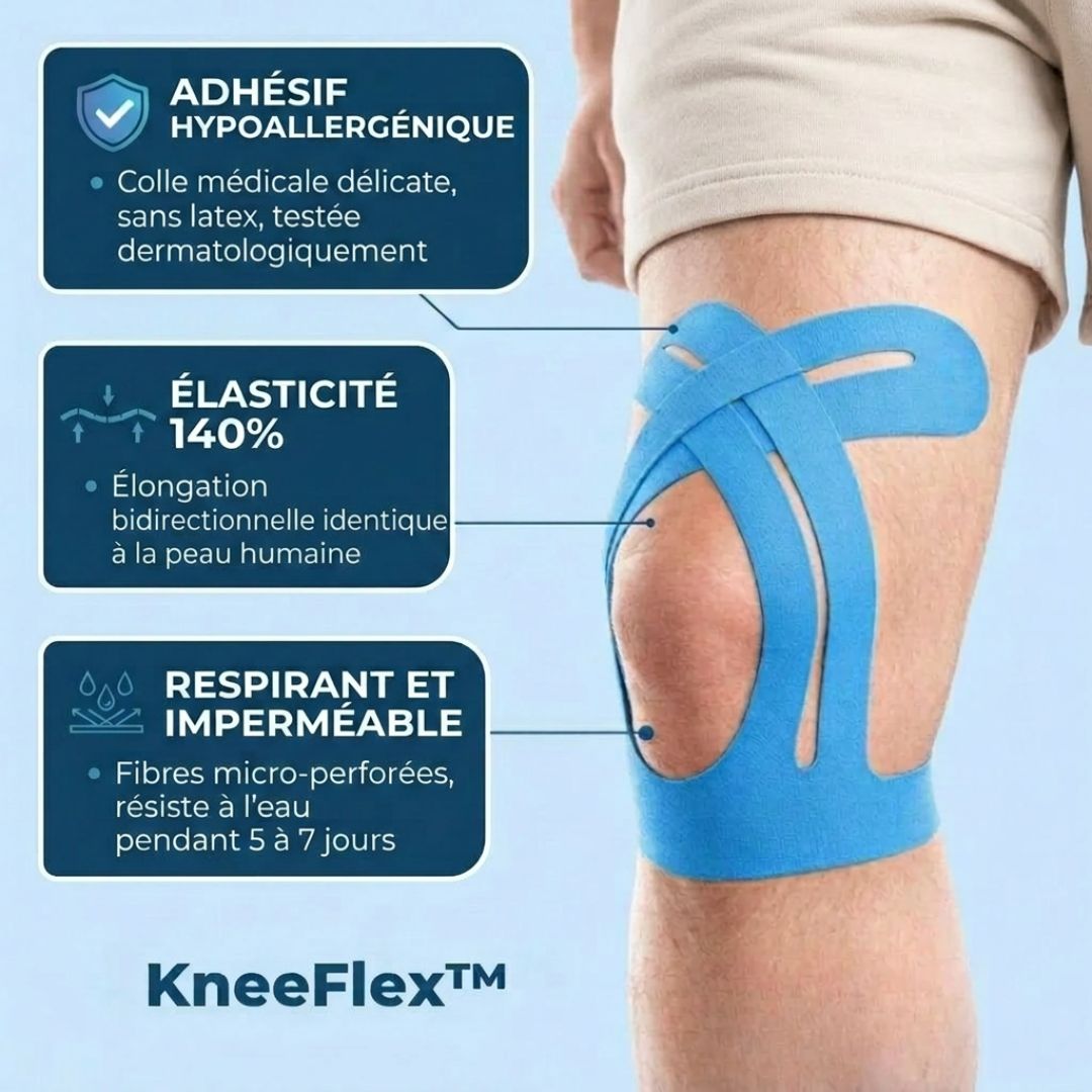 KneeFlex™ – Soutien du genou, confort et mobilité