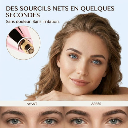 Épilateur Visage 2-en-1 – Douceur et précision instantanées