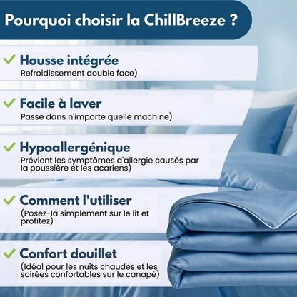 Couette ChillBreeze – Dormez au frais toute la nuit