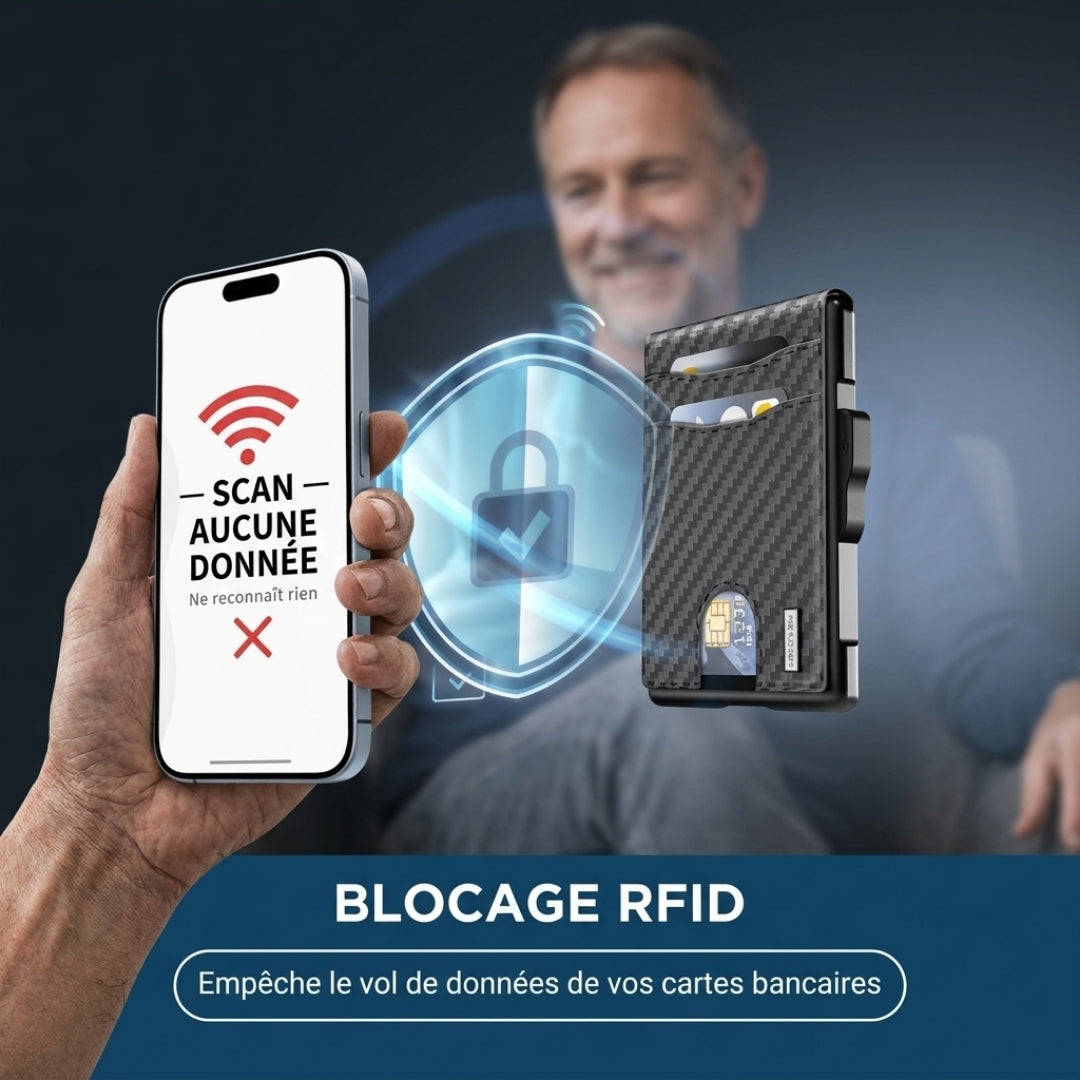 Portefeuille SlimGuard – L’essentiel sécurisé dans un format compact