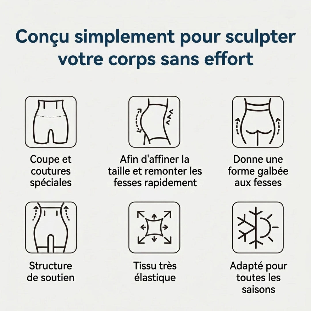 Short Gainant SculptFit – Ventre plat & silhouette