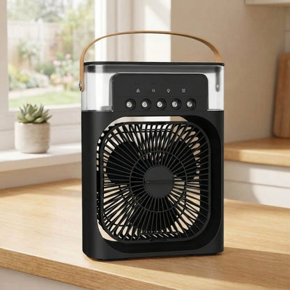 ClimaFlow – Ventilateur Rafraîchissant 3-en-1 Portable