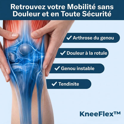 KneeFlex™ – Soutien du genou, confort et mobilité