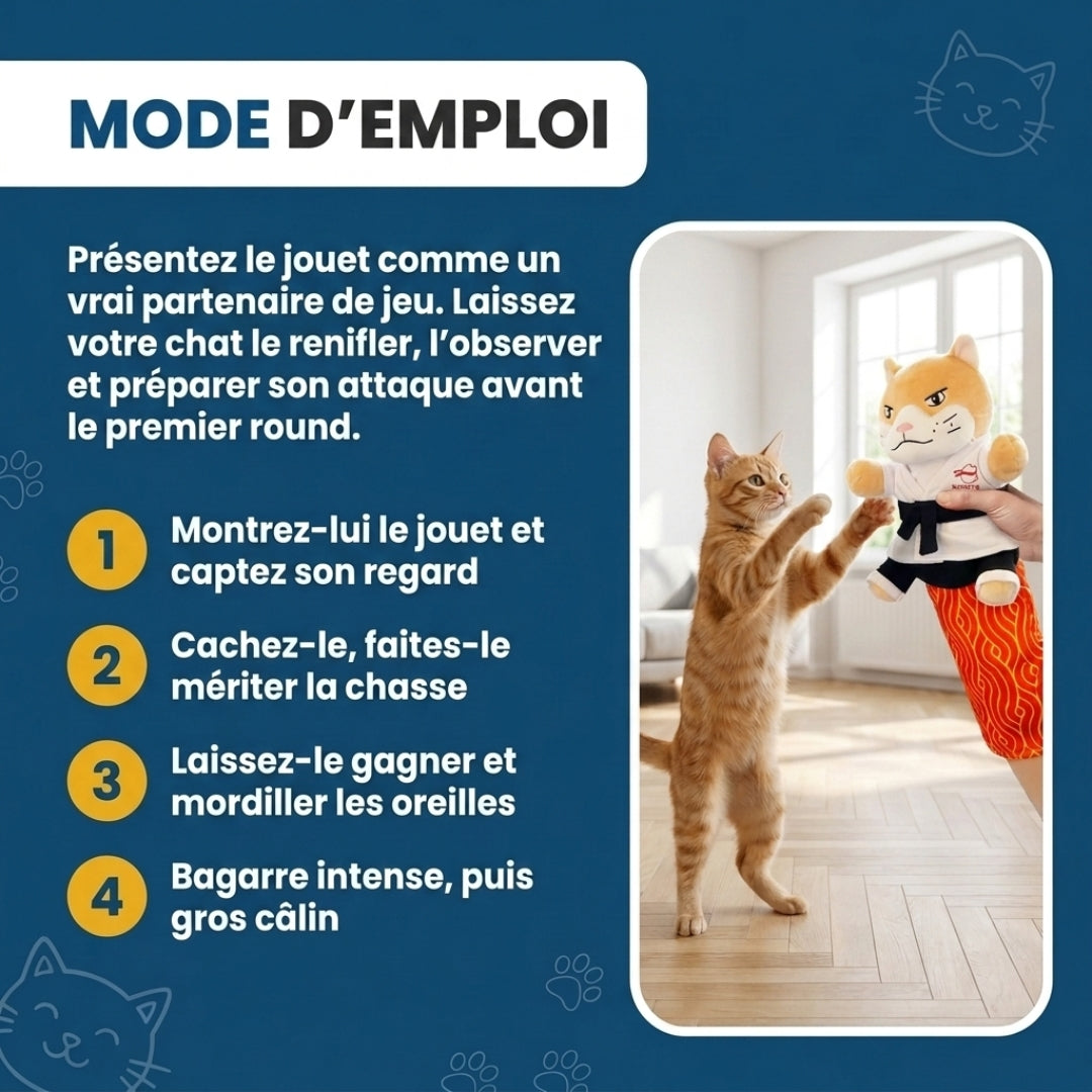 Peluche Réconfortante pour Chat – Un compagnon doux au quotidien