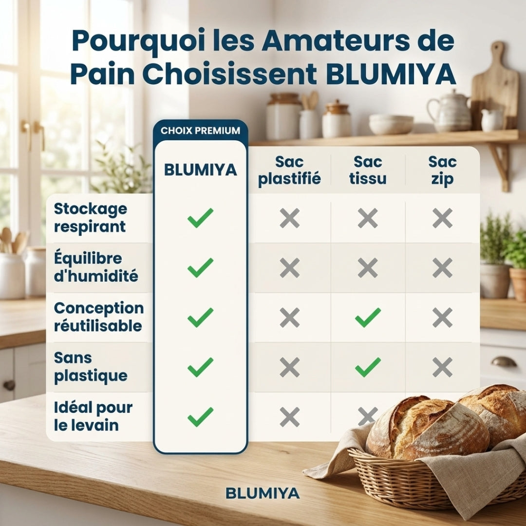 Sac à Pain en Cire d'Abeille – Conservez votre pain frais plus longtemps