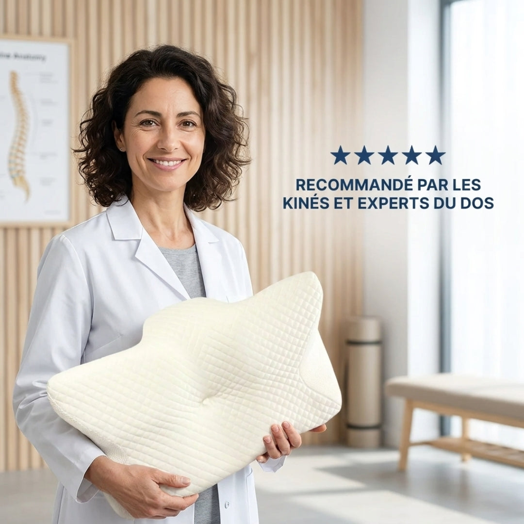 Oreiller ErgoCervical – Dormez mieux, réveillez-vous sans tensions