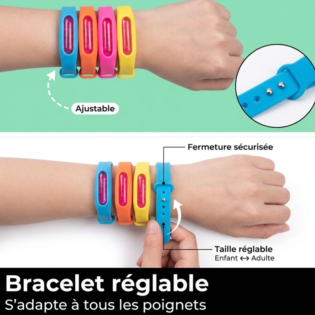 Bracelet Anti-Moustique – Protégez vos proches naturellement