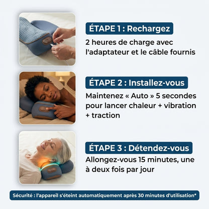 Coussin Relax Cervical – Détente immédiate de la nuque et des épaules
