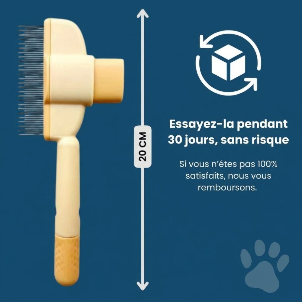 Brosse Anti-Poils Premium – Nettoyage Rapide & Doux pour Chats