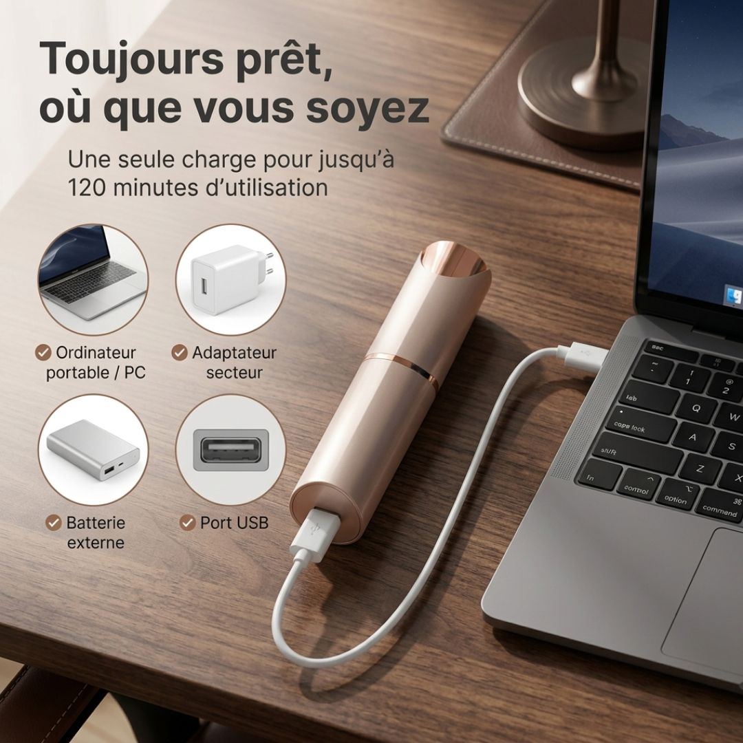 Épilateur Visage 2-en-1 – Douceur et précision instantanées