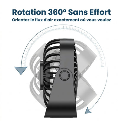Mini Ventilateur USB Portable – Restez au frais partout