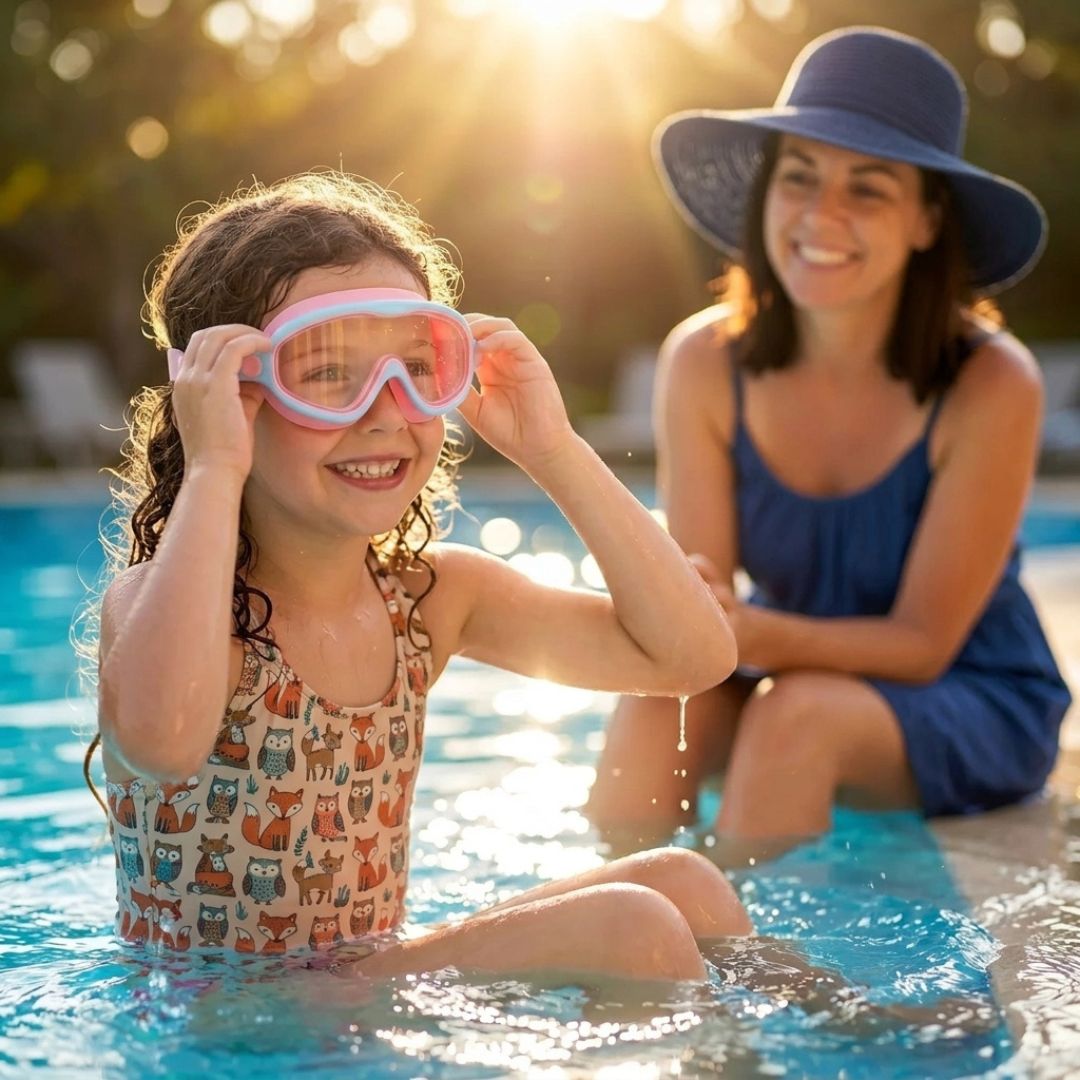 Lunettes de Piscine Kids – Confort et Protection Anti-Larmes