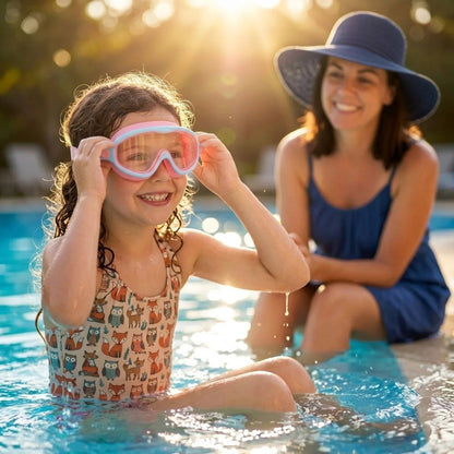 Lunettes de Piscine Kids – Confort et Protection Anti-Larmes