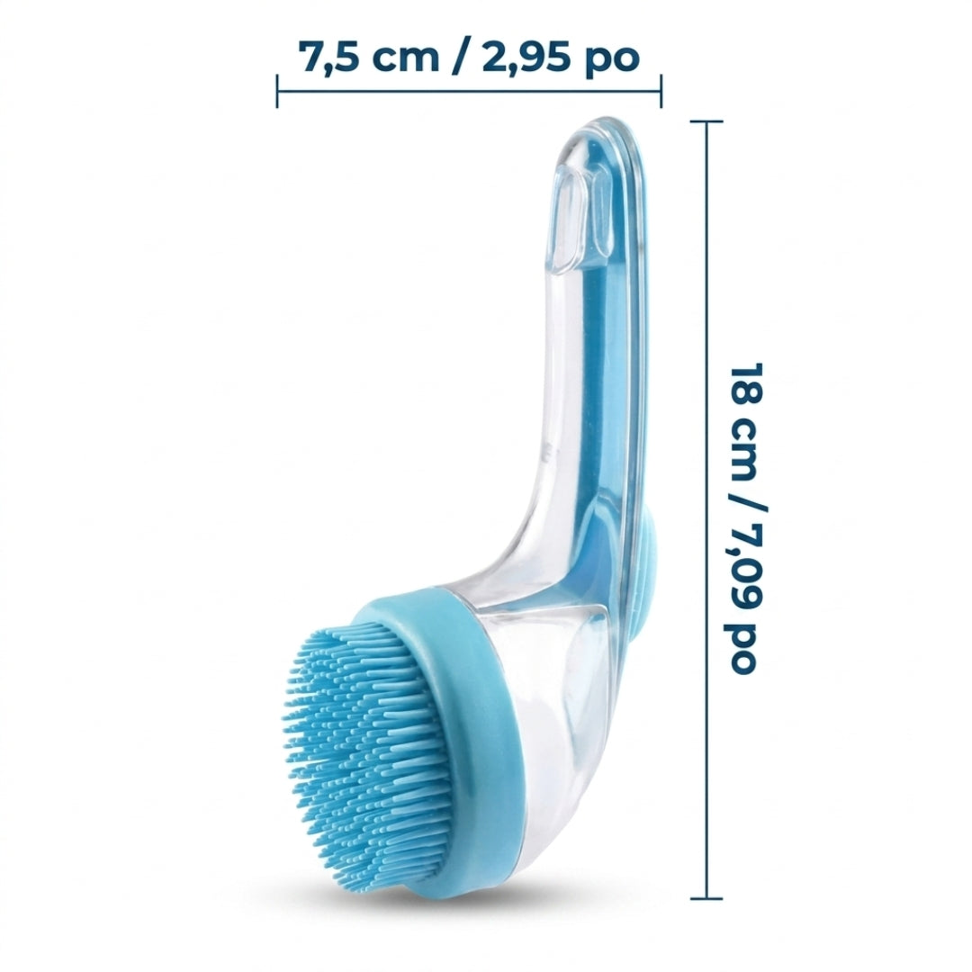 Brosse Bain 2-en-1 – Un toilettage facile, doux et sans stress