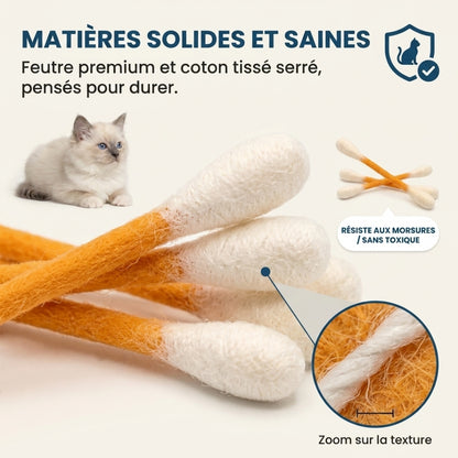 Lot de 6 Jouets Dentaires pour Chat – Divertissement & Bien-être au quotidien
