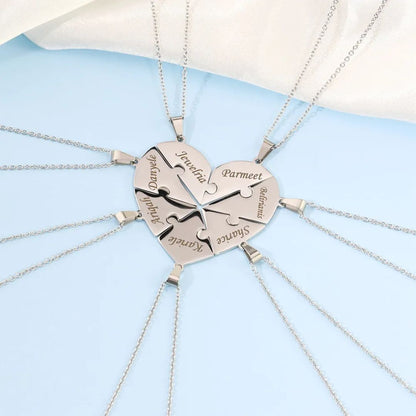 PuzzleHeart – Collier Famille Personnalisé