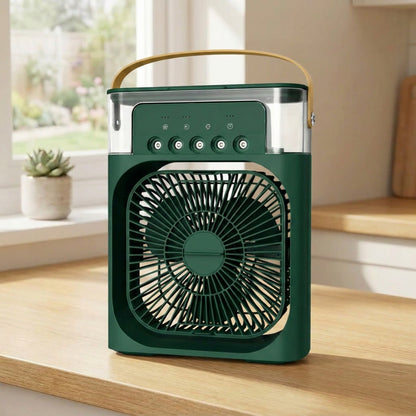 ClimaFlow – Ventilateur Rafraîchissant 3-en-1 Portable