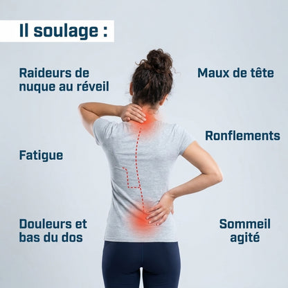 Oreiller ErgoNuque™ – Réveillez-vous avec une sensation de confort retrouvée