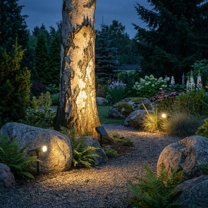 Projecteur solaire extérieur – Illuminez votre jardin sans effort