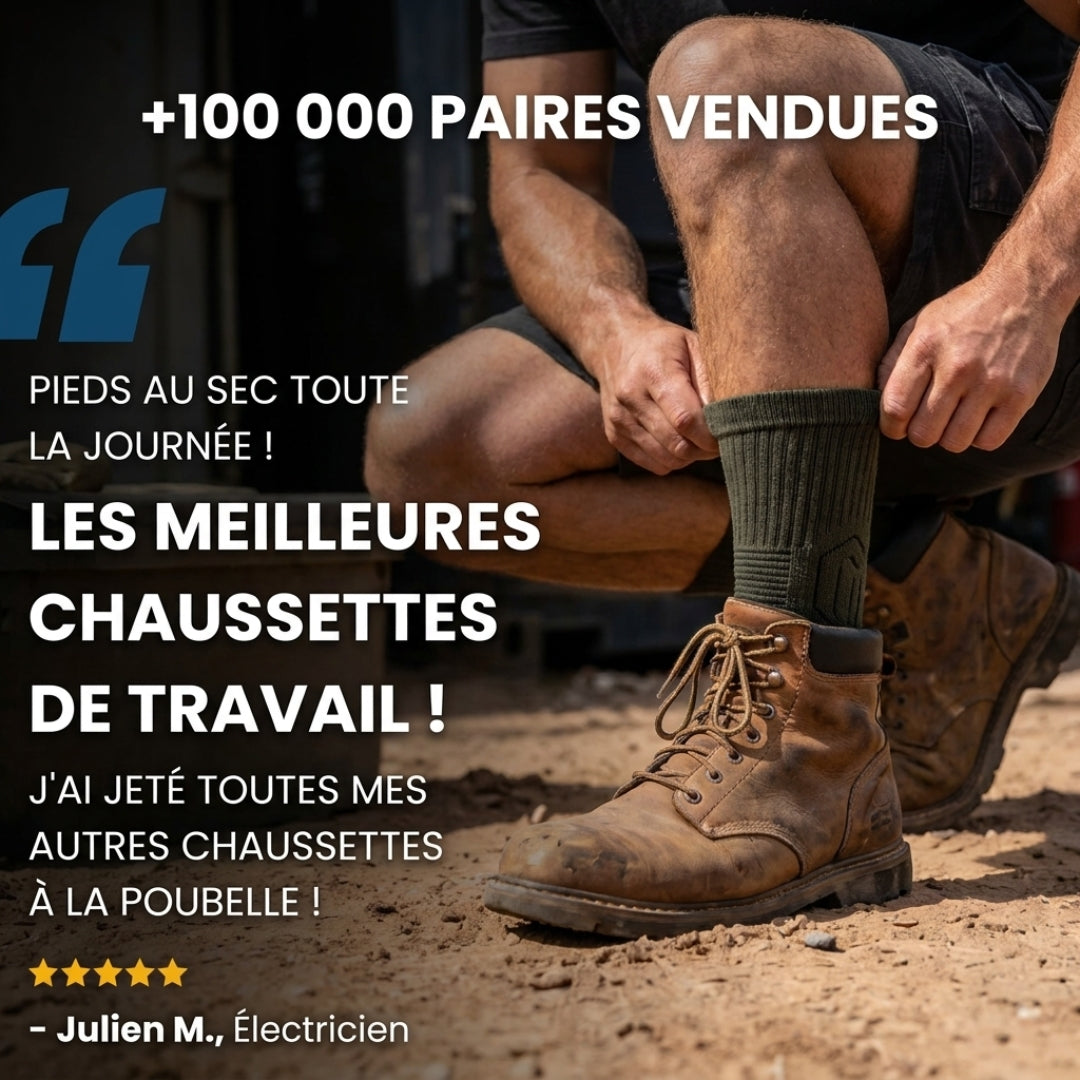 Chaussettes WorkShield – Confort et résistance au quotidien
